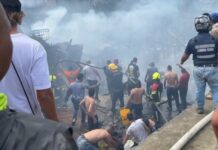 Más de 20 viviendas fueron consumidas por un incendio estructural en el barrio Milagro de Dios de Armenia